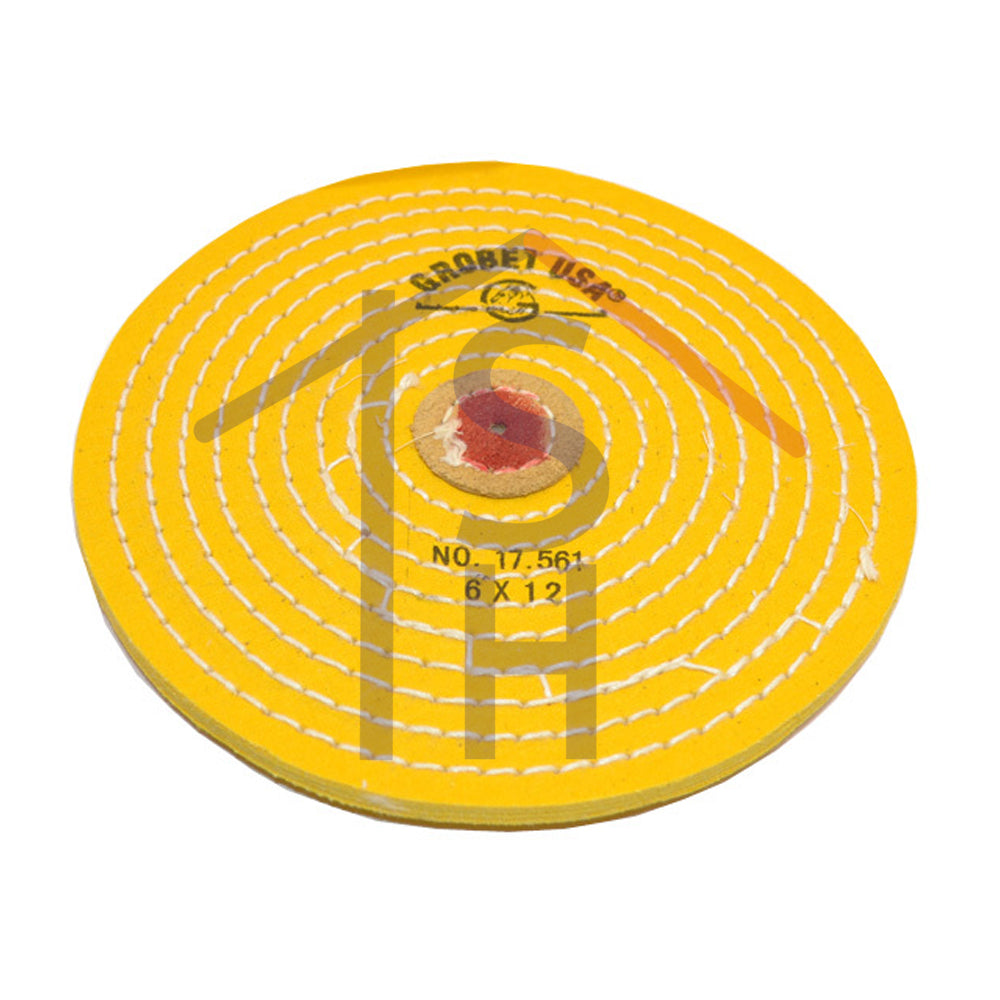 Yellow Chemkote Buff - 6" x 12 Ply - Knife Edge