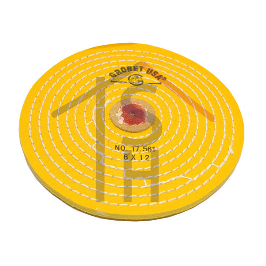 Yellow Chemkote Buff - 6" x 12 Ply - Knife Edge