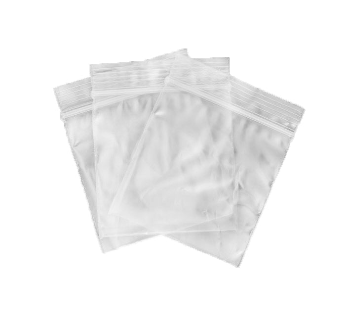 Clear Zipper Bag ZL (In multiple sizes)