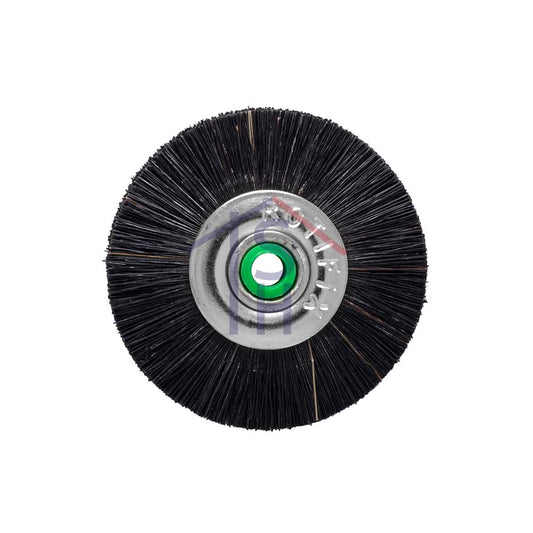 2" Green Nylon Center Brush - Black/Stiff