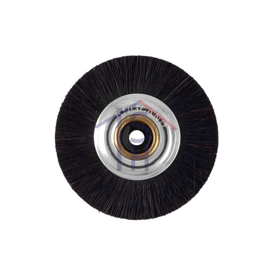 2" Black Nylon Center Brush - Black/Muslin