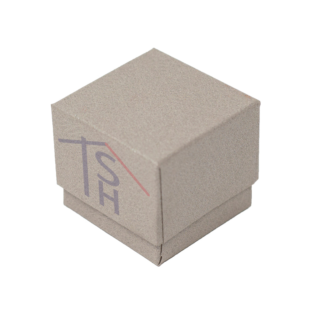 Square Ring Box - Shiny Embossed Multi Color