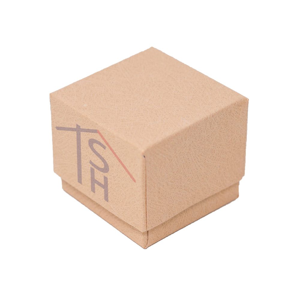 Square Ring Box - Shiny Embossed Multi Color