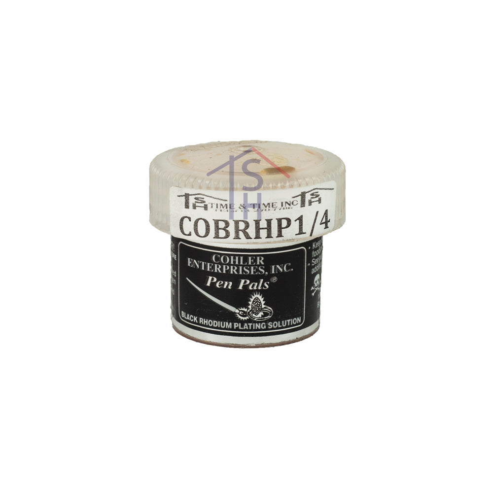 Super Black Rhodium Plating Solution - 1/4 Gram