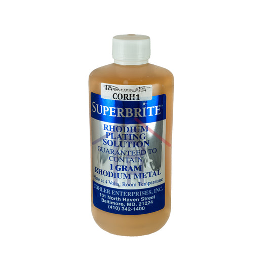 Superbrite Rhodium Plating Solution - 1 Gram