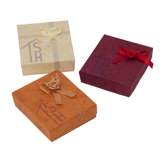 DK6P - Pendant Flower Bow Tie Gift Boxes