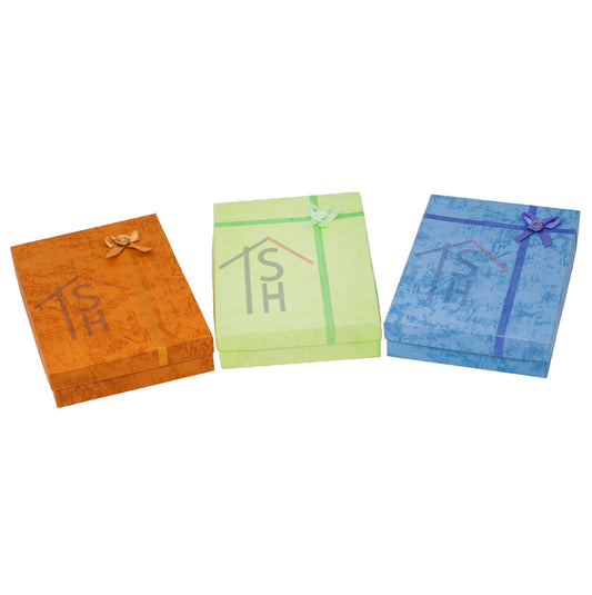 DK7N - Necklace Flower Bow Tie Gift Boxes