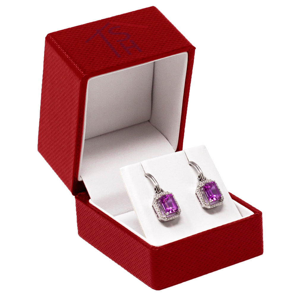 Premium Ribbon Earring Box – JFE3 – Red