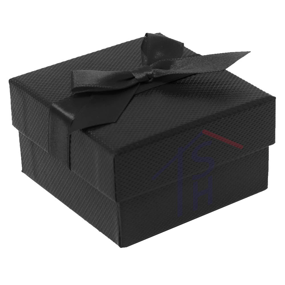 Premium Ribbon Pendant Box – JFP9 – Black