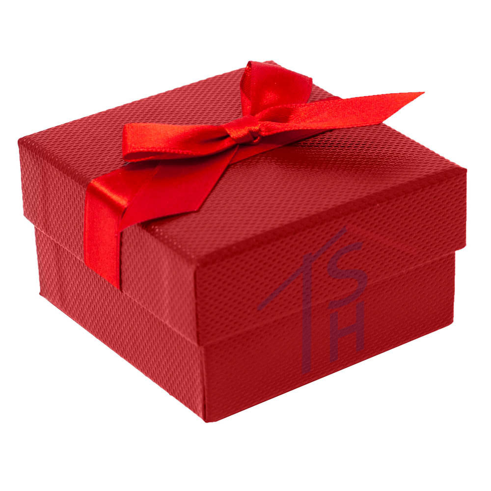 Premium Ribbon Pendant Box – JFP9 – Red