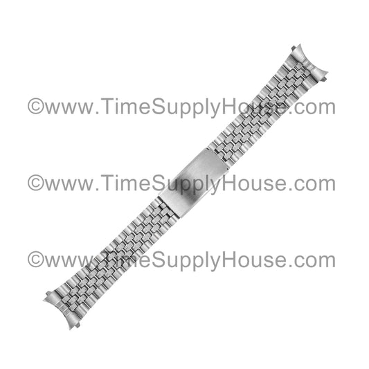 Jubilee MEN's CURVE End Stainless Tone Bracelet