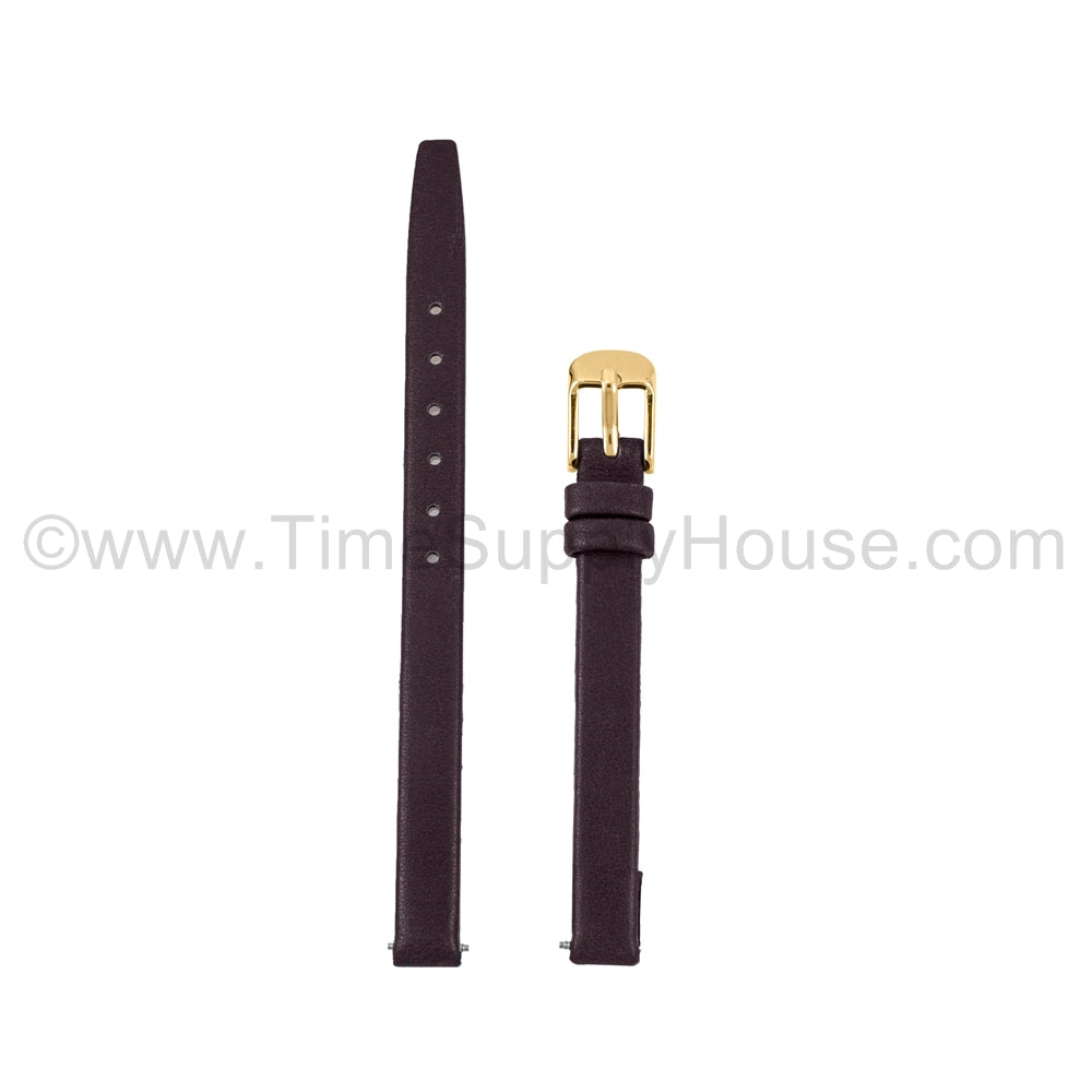LB1 Brown Smooth Calfskin w/Gold Buckle 6mm-10mm