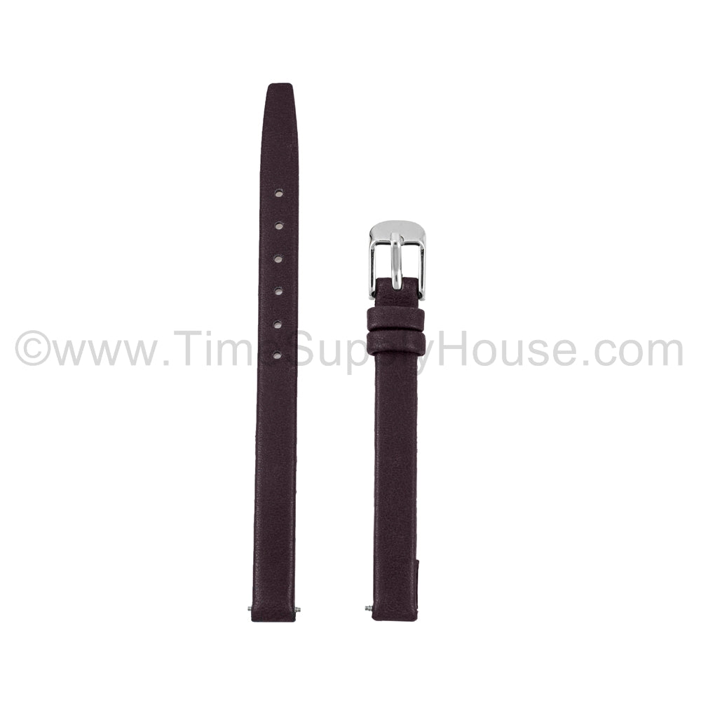 LB1 Brown Smooth Calfskin w/Silver Buckle 6mm-10mm