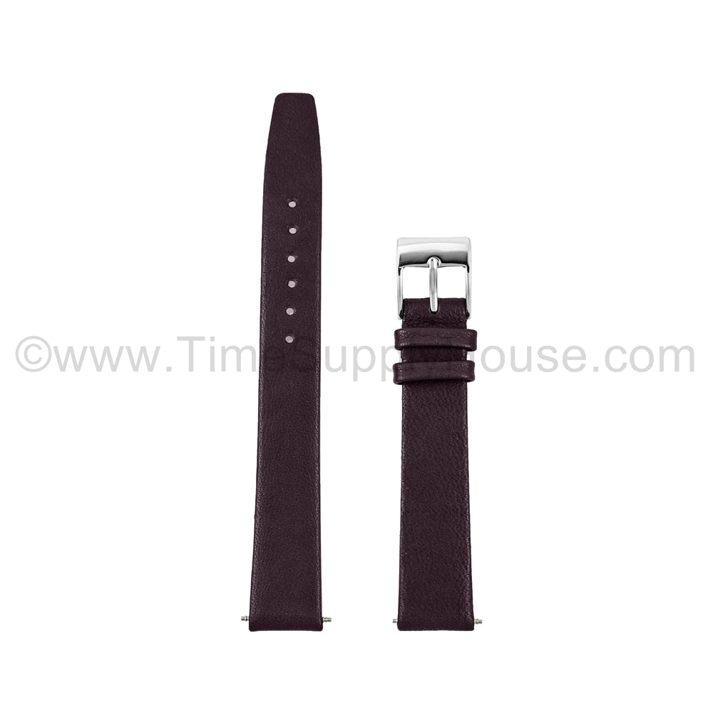 LB1 Brown Smooth Calfskin w/Silver Buckle 12mm-16mm