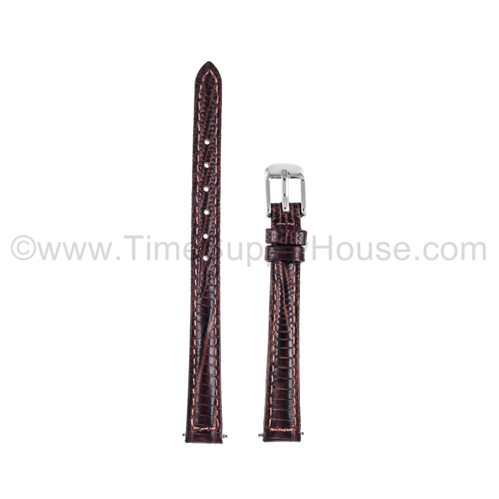 LB3 Brown Lizard w/Silver Buckle 8mm-10mm