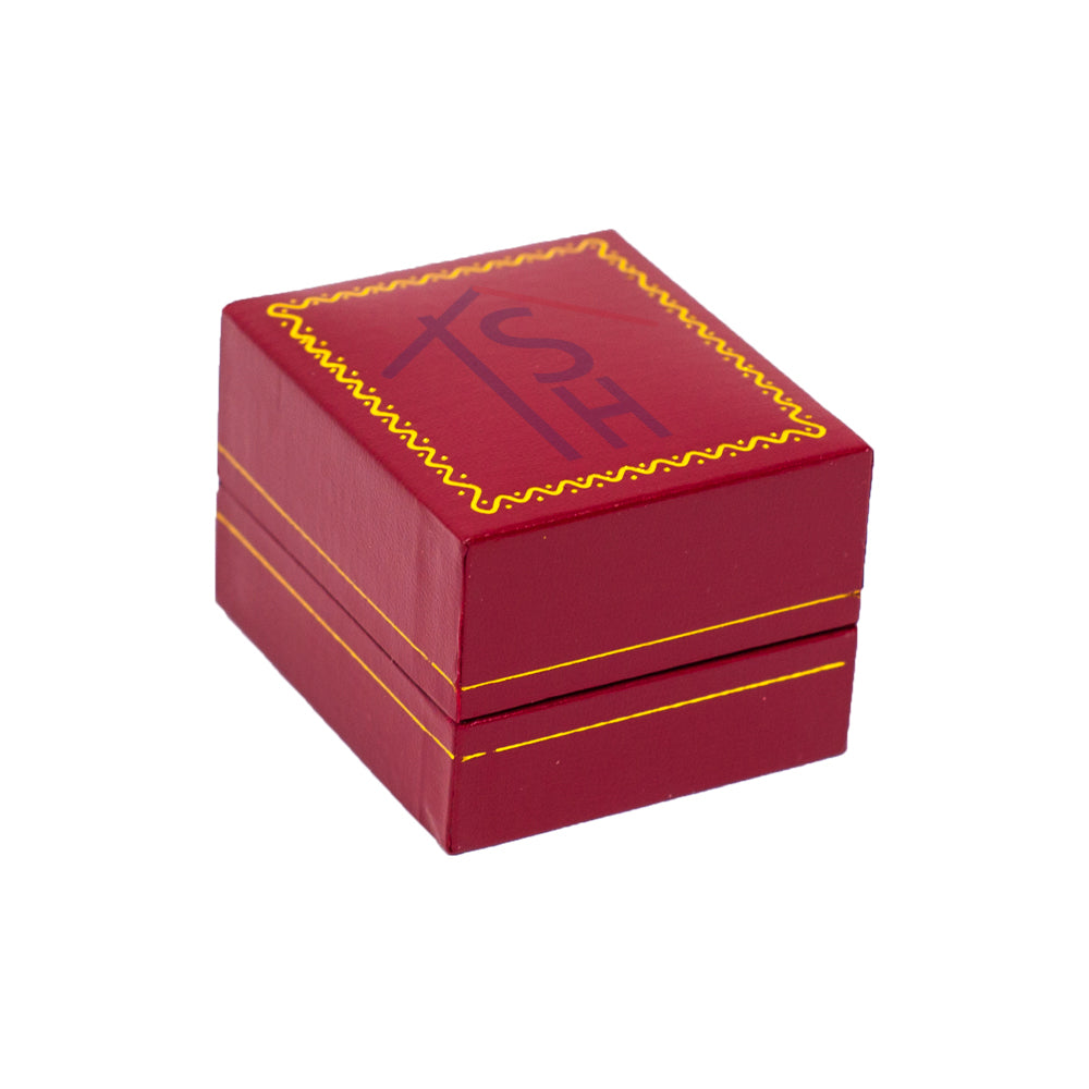 Cartier Style Ring Box - Red - LR3