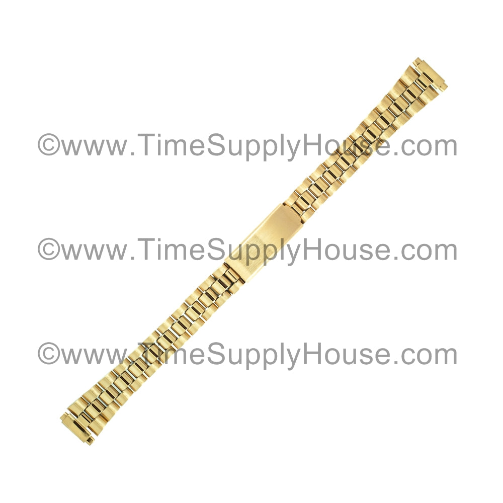 Ladies SPRING End GOLD Tone Bracelet