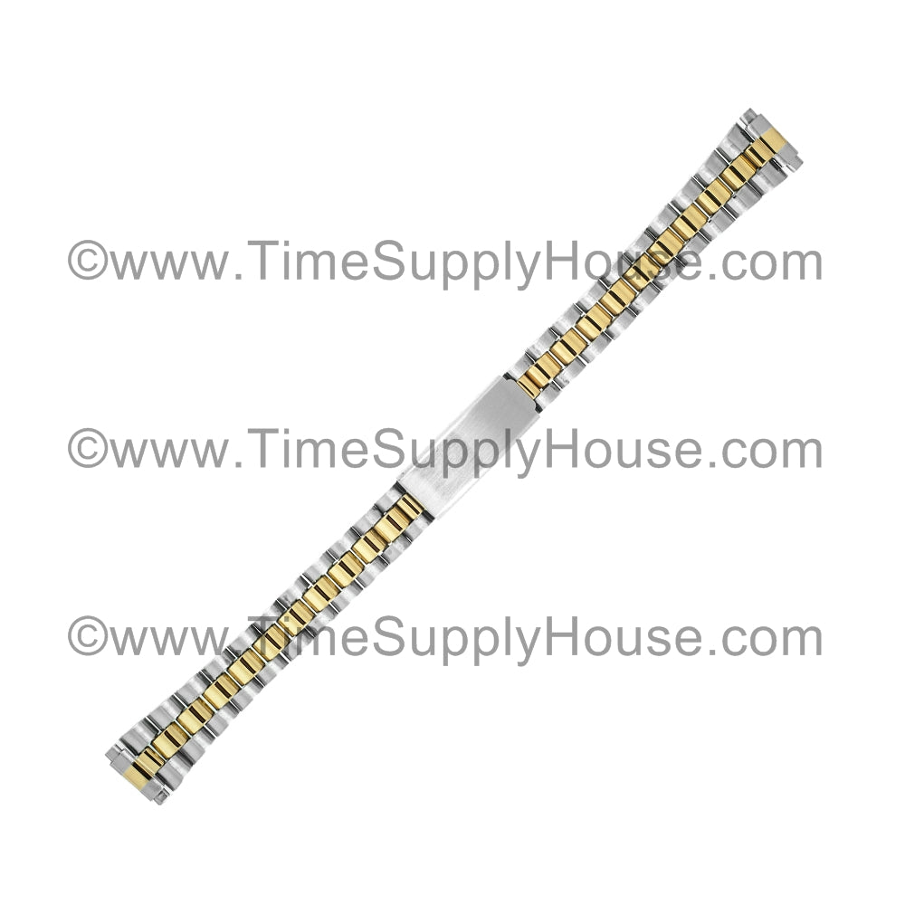 Ladies SPRING End Two Tone Bracelet