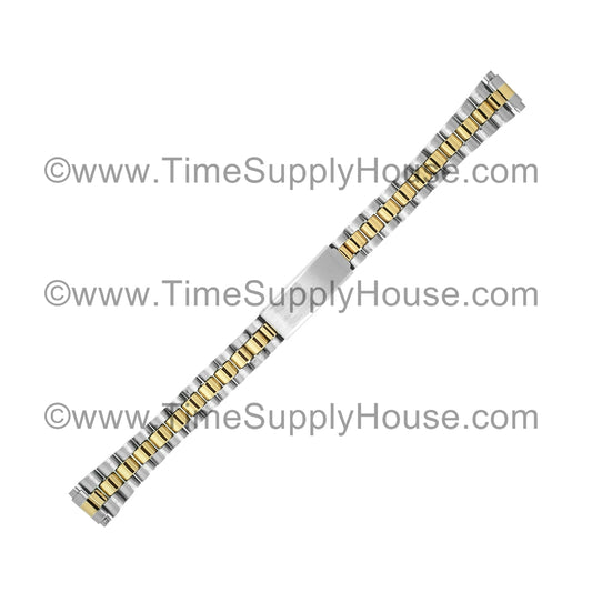 Ladies SPRING End Two Tone Bracelet