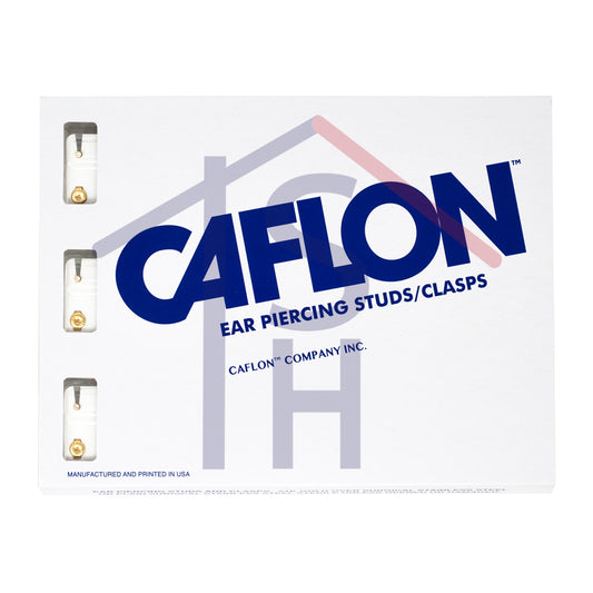 April Stone -Small Size - Yellow Studs for Ear Piercing by Caflon®