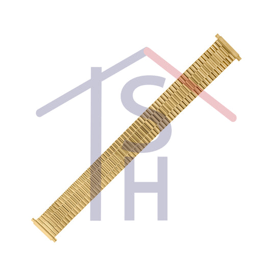 Men's Gold Tone Stretch Band w/Adjustable End