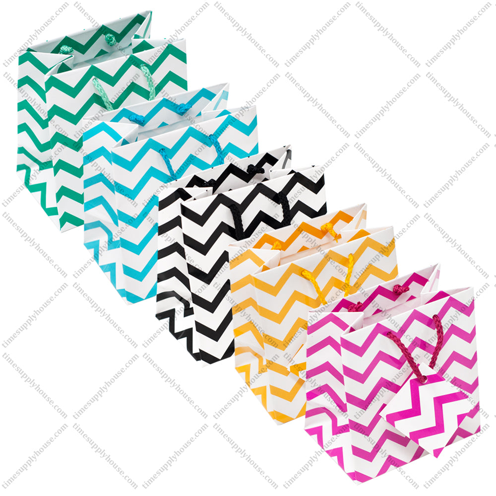 Assorted Chevron Tote Bags (Small, Medium, Large, X-Large)