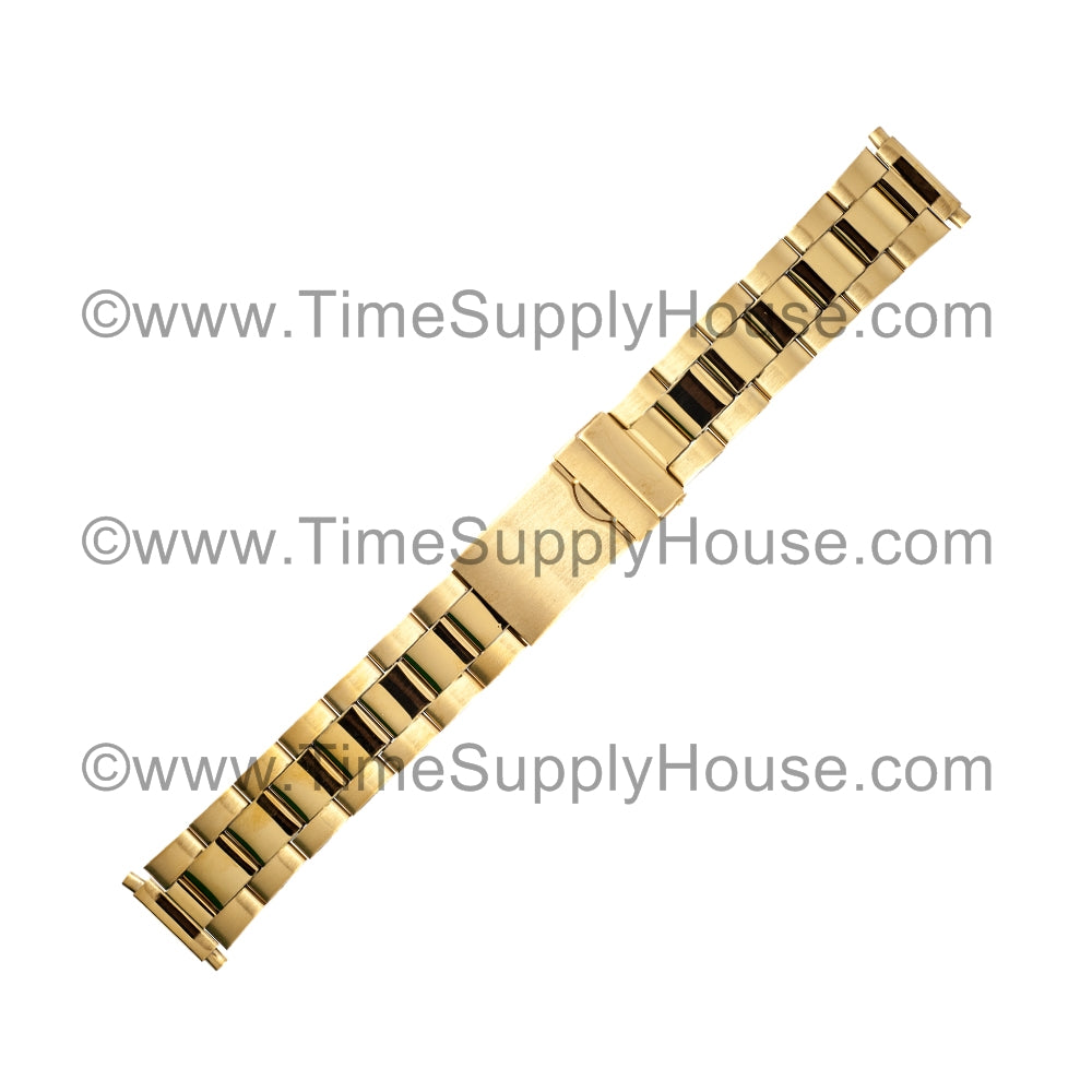 Oyster Men's SPRING End Gold Tone Bracelet