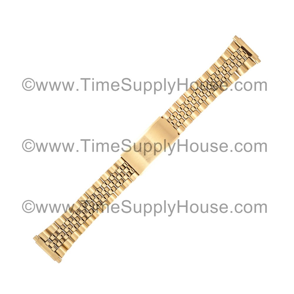 Jubilee MEN's SPRING End Gold Tone Bracelet