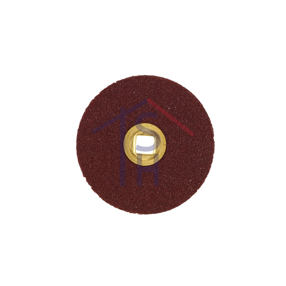 Moore's Adalox Sanding Discs, Aluminum Oxide, Brass Center - Fine - 7/8" Diameter, Box of 50