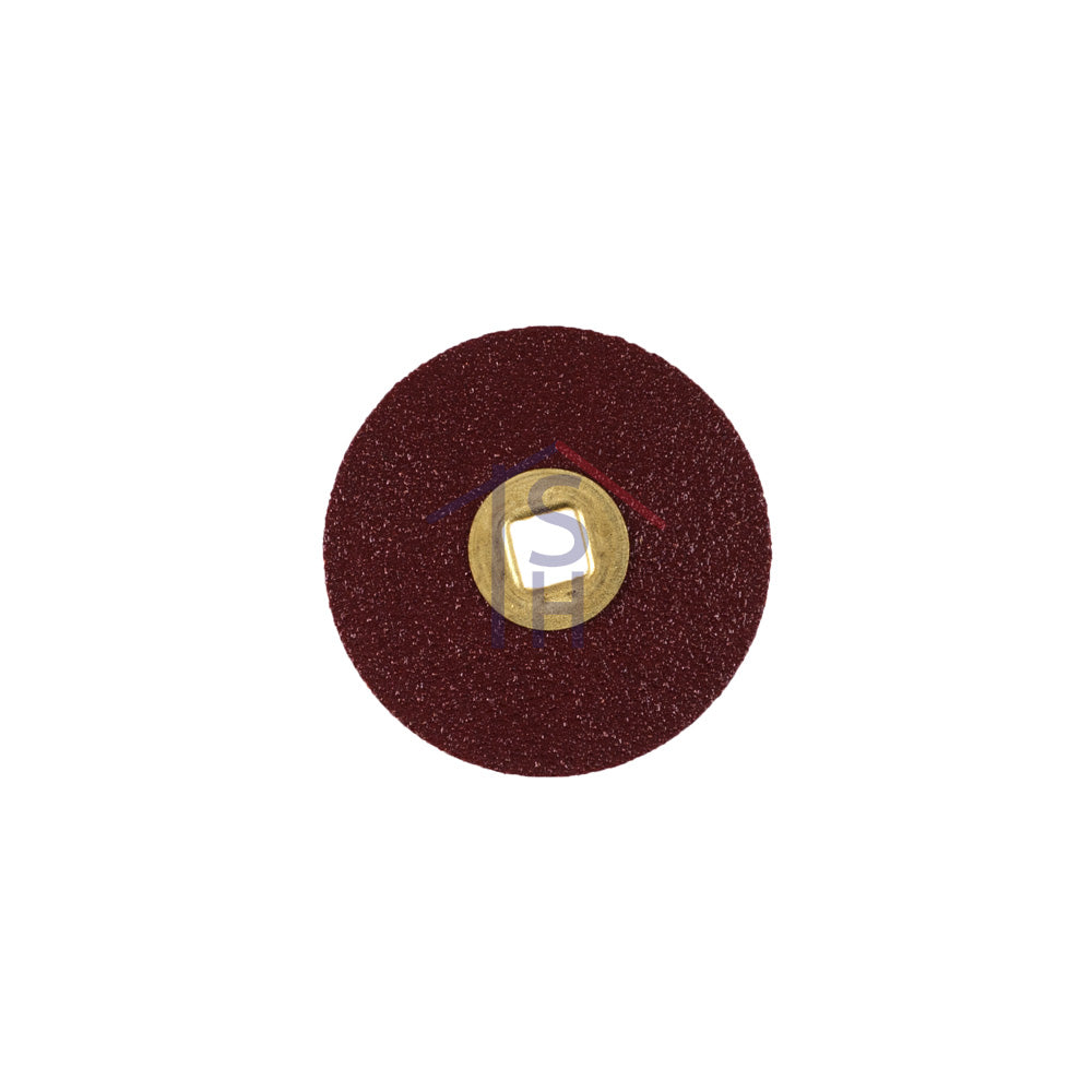 Moore's Adalox Sanding Discs, Aluminum Oxide, Brass Center - Medium - 3/4" Diameter, Box of 50