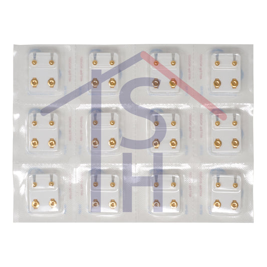 Solid Ball Shape - Yellow Studs for Ear Piercing by Caflon®