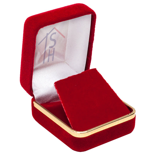 Velvet Earring Box with Gold Trim – SE3