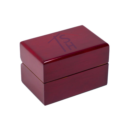 WR5 Rosewood Double Ring Box