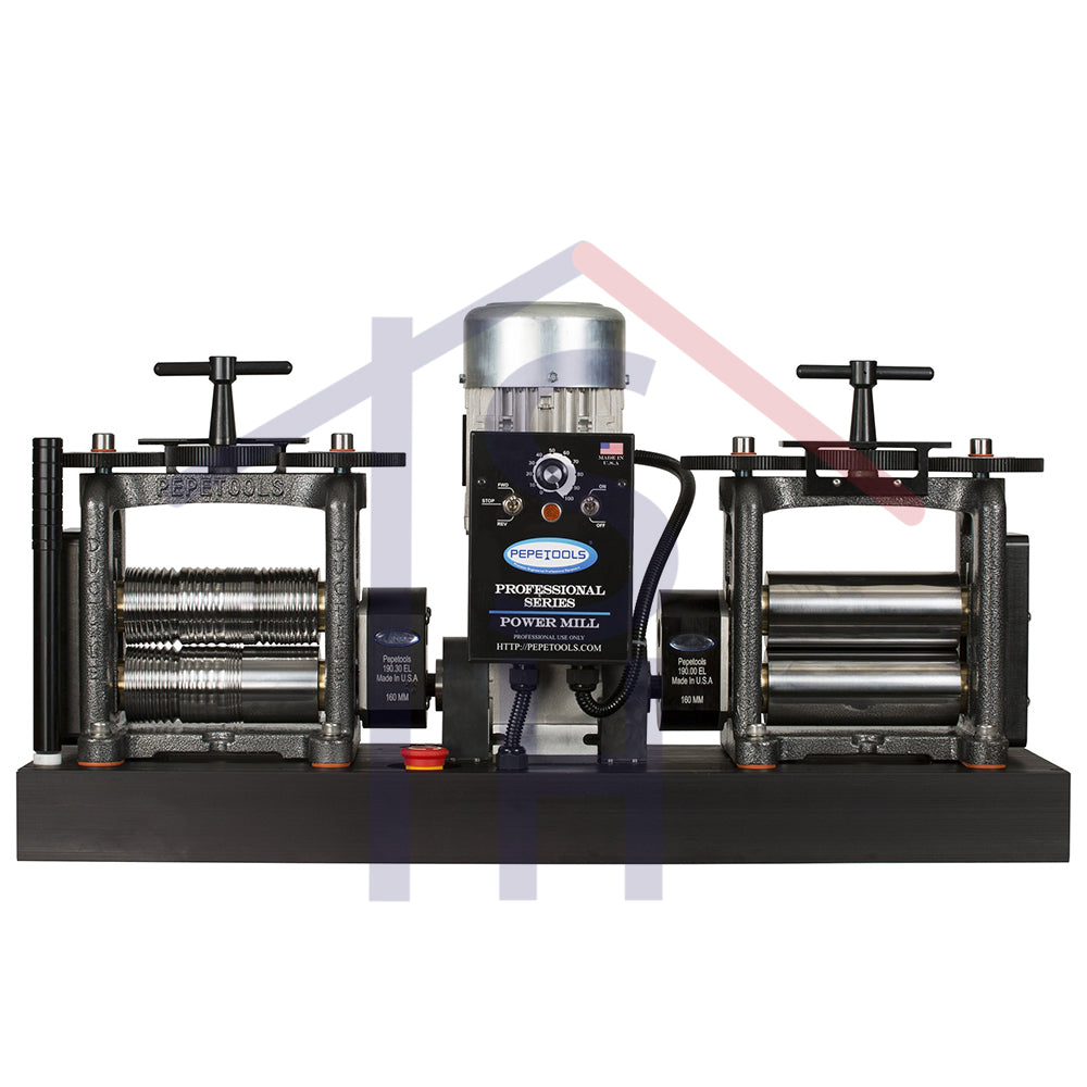 PEPE TOOLS 160MM Double Ultra Series X-Drive Electric Rolling Mill (All Wire + Flat)