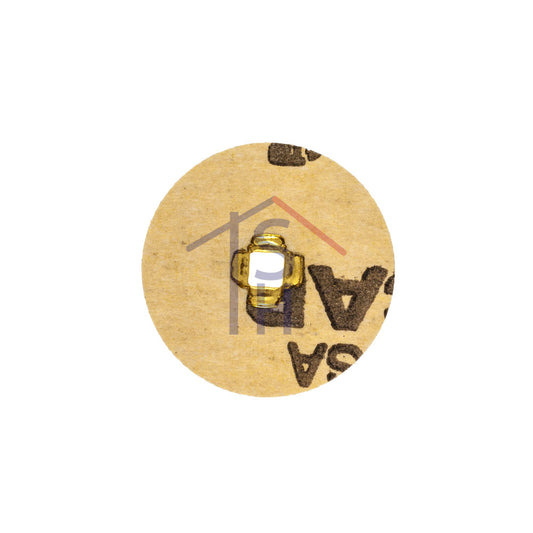 Yellow Sanding Discs - Medium Grit - 7/8" - Brass Center