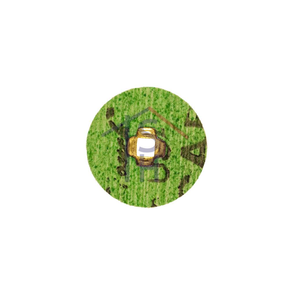 Yellow Sanding Discs - Fine Grit - 7/8" - Brass Center