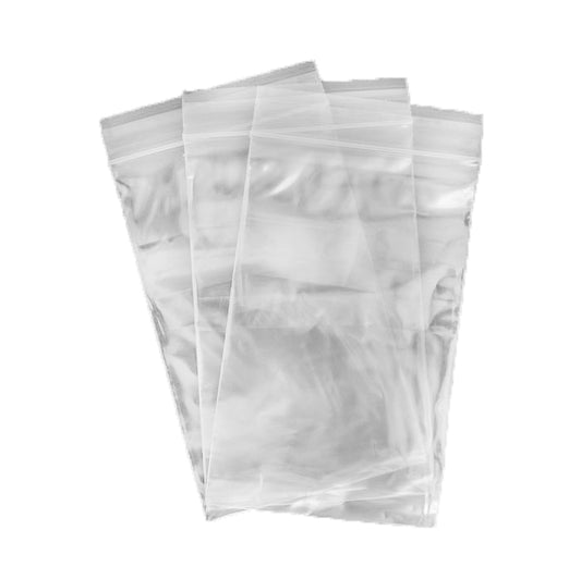 Clear Zipper Bag ZL (In multiple sizes)