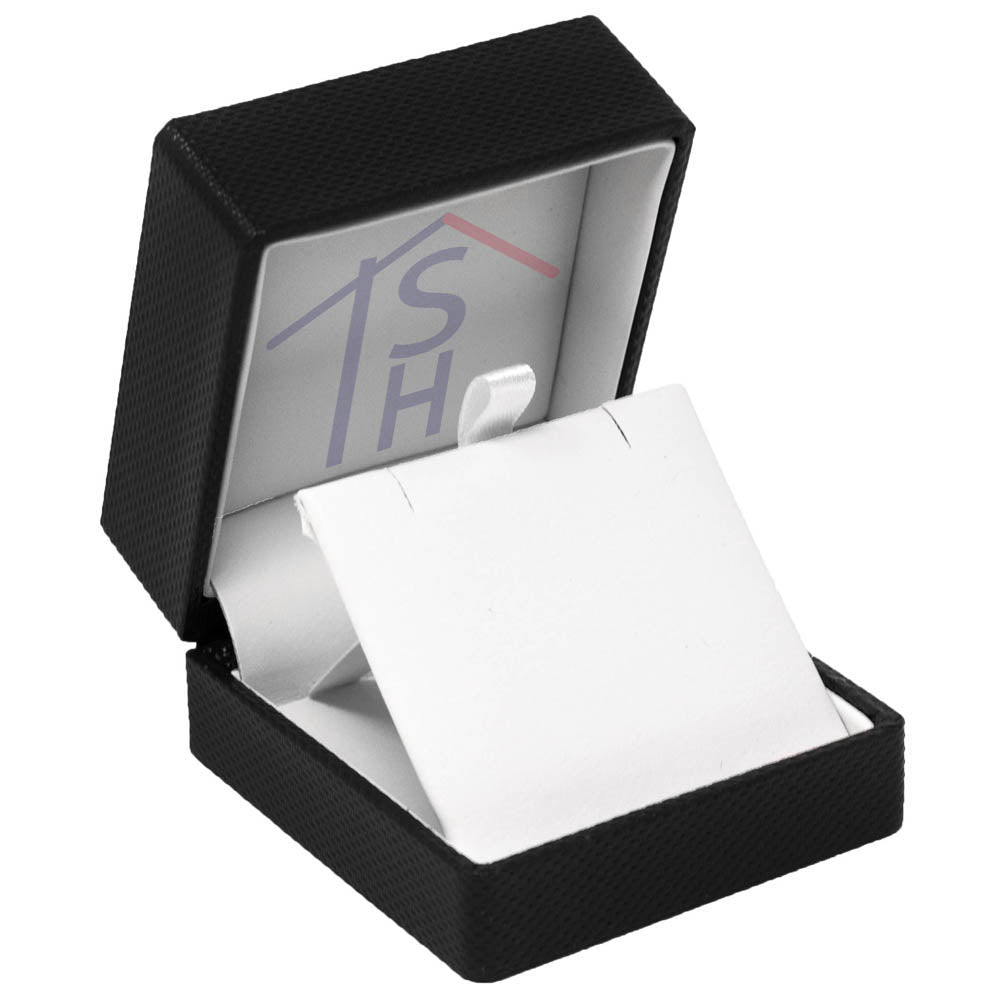 Premium Ribbon Pendant Box – JFP9 – Black
