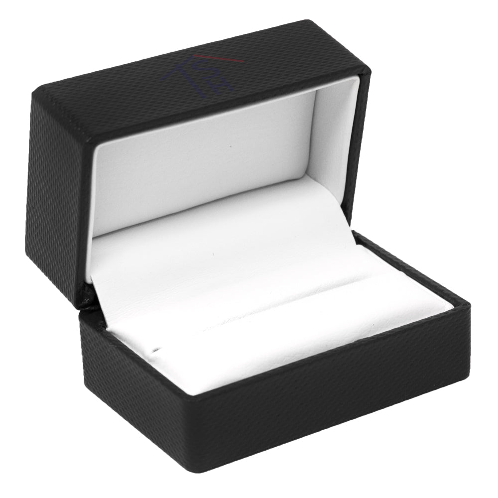 Premium Ribbon Ring Set Box – JFR5 – Black – Time Supply House