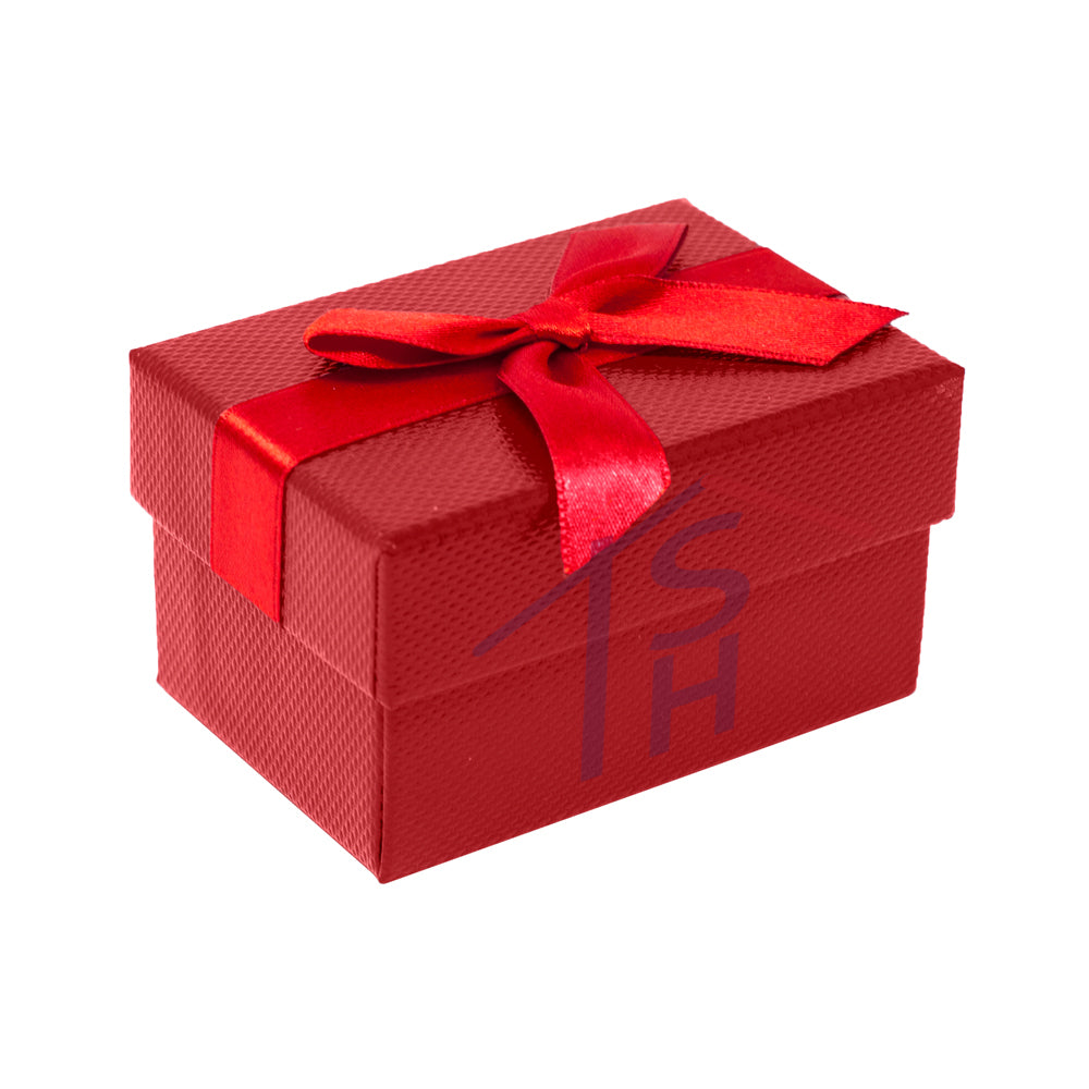 Premium Ribbon Ring Set Box – JFR5 – Red