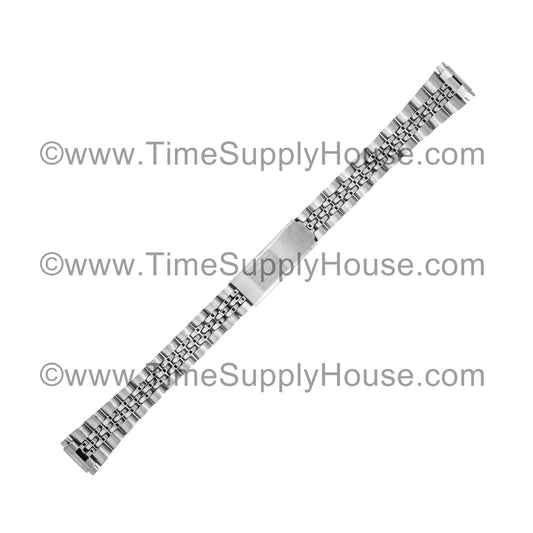 Jubilee Lady's SPRING End Stainless Tone Bracelet