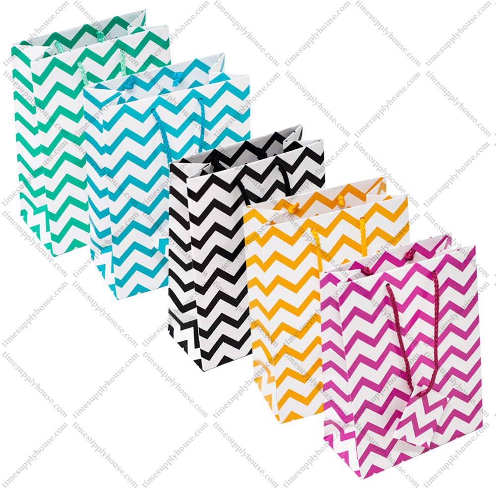Assorted Chevron Tote Bags (Small, Medium, Large, X-Large)