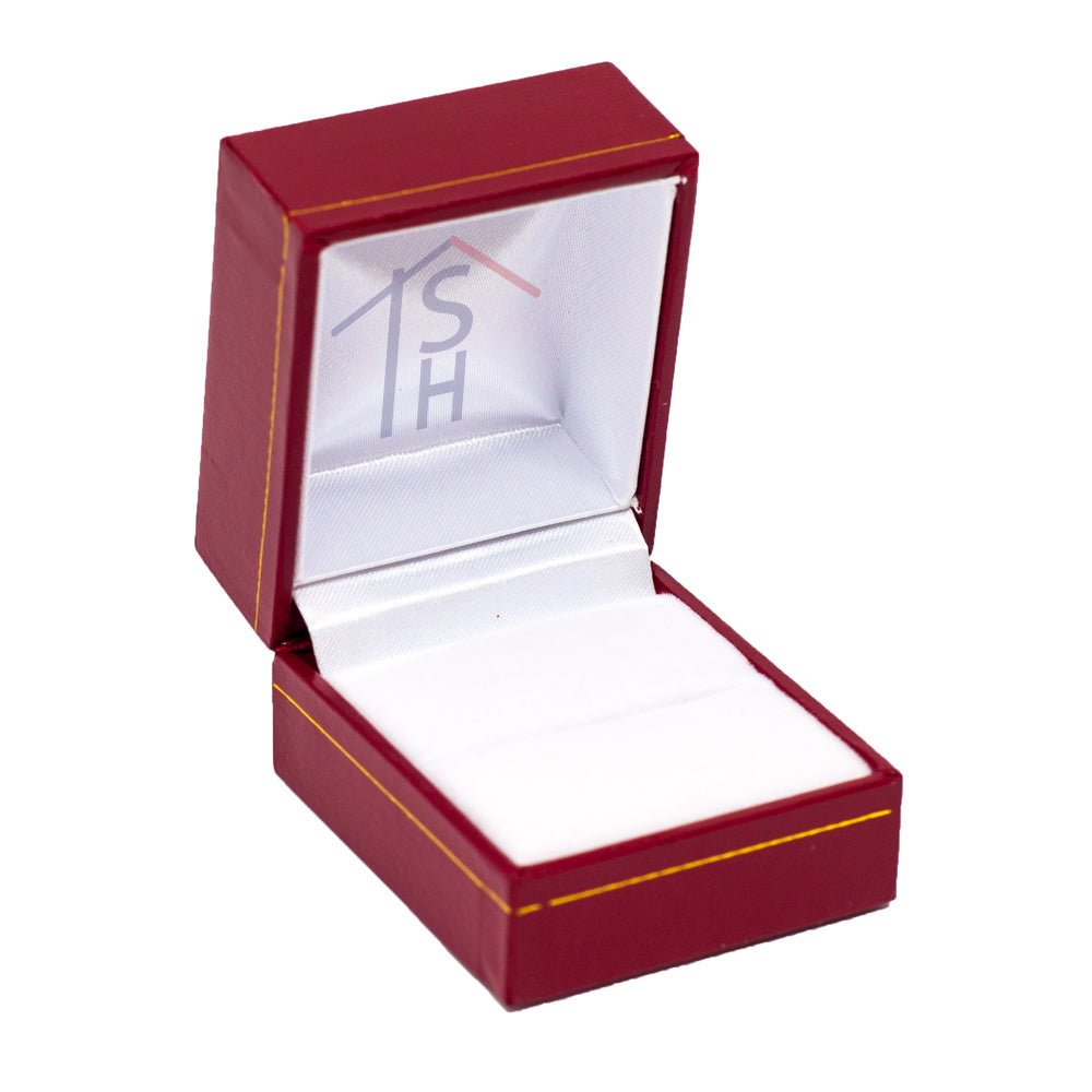 Cartier Style Ring Box - Red - LR3