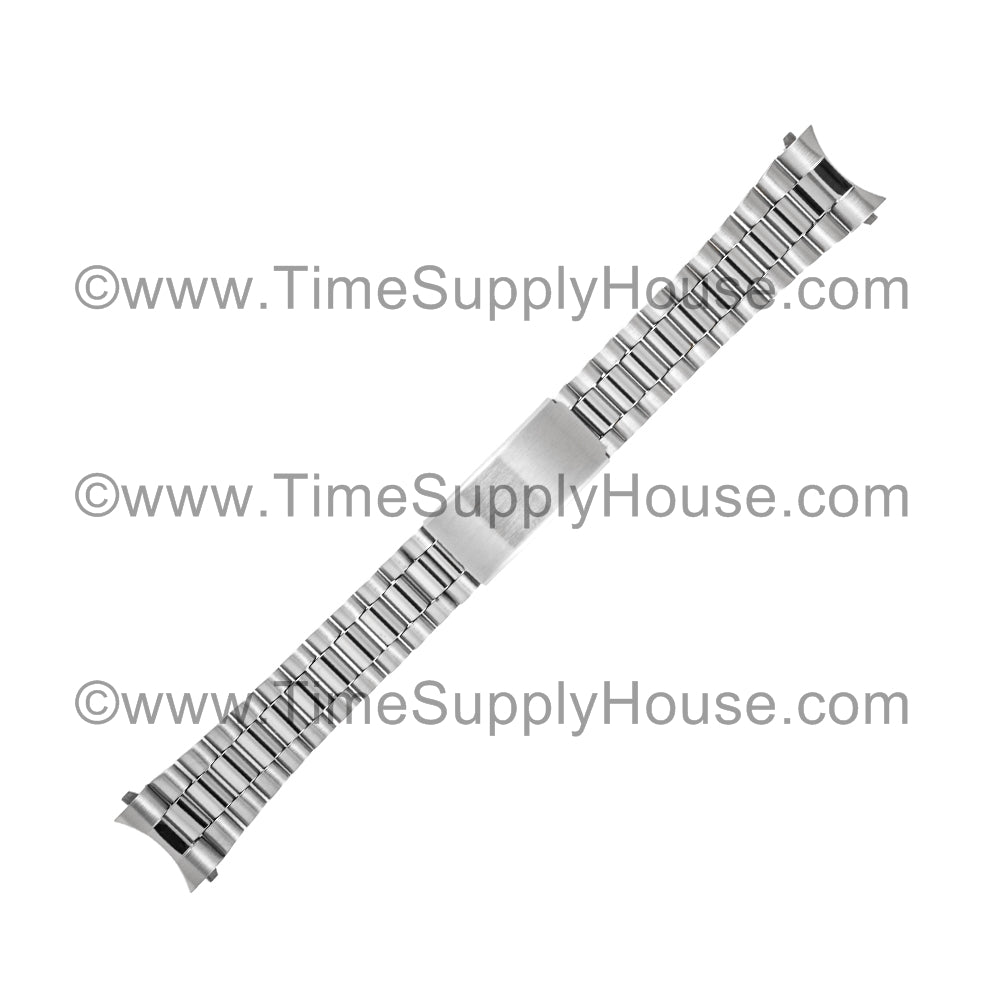 Men's Curve End Stainless Steel Bracelet