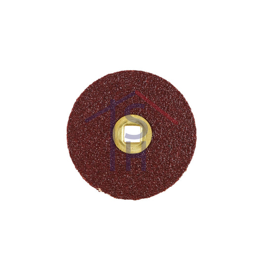 Moore's Adalox Sanding Discs, Aluminum Oxide, Brass Center - Coarse - 7/8" Diameter, Box of 50