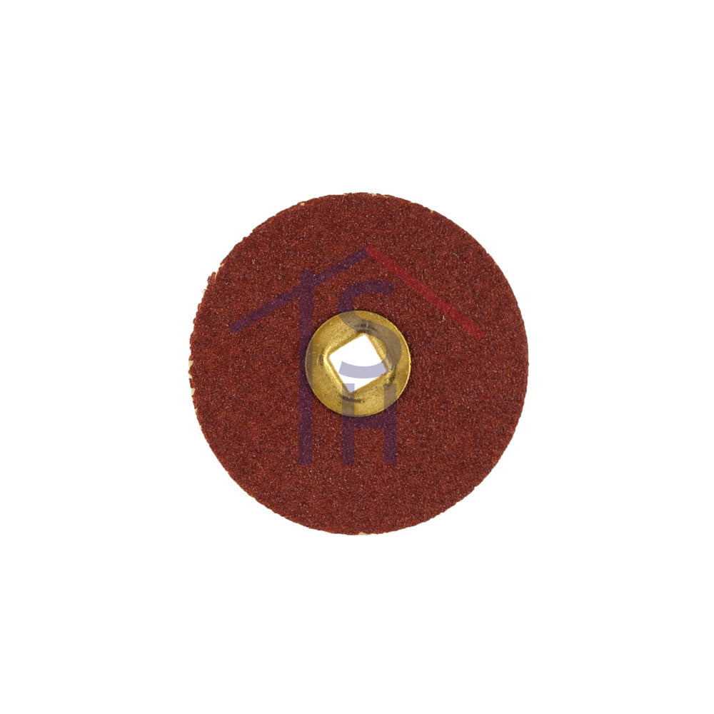 Moore's Adalox Sanding Discs, Aluminum Oxide, Brass Center - Medium - 7/8" Diameter, Box of 50