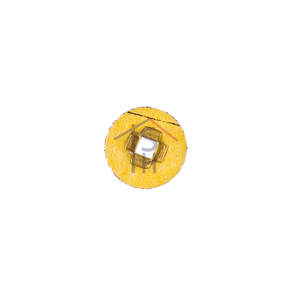 Moore's Adalox Sanding Discs, Aluminum Oxide, Brass Center - Medium - 1/2" Diameter, Box of 50