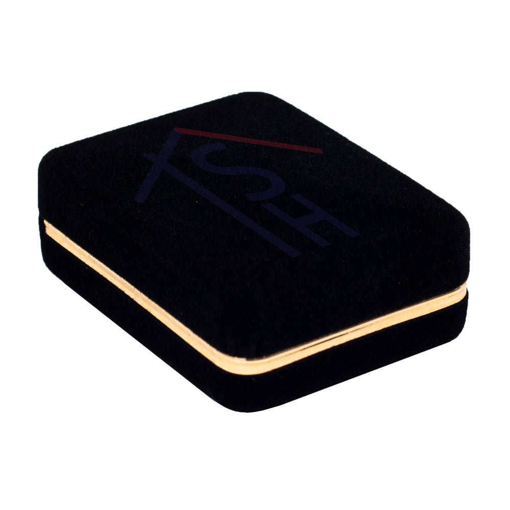 Velvet Pendant Box with Gold Trim – SP10